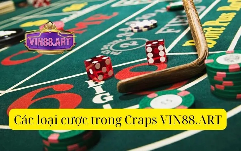 Các loại cược trong Craps VIN88