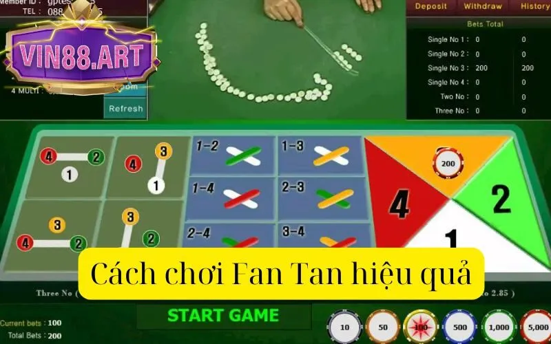 Cách chơi Fan Tan hiệu quả