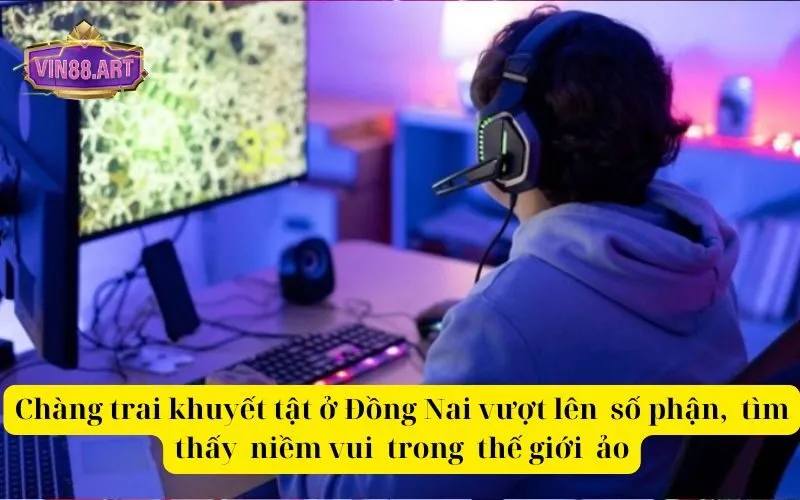 Chàng trai khuyết tật ở Đồng Nai vượt lên số phận, tìm thấy niềm vui trong thế giới ảo