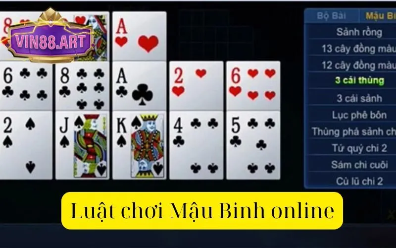 Luật chơi Mậu Binh online