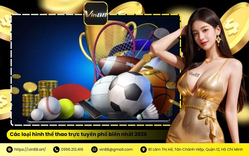 Các loại hình thể thao trực tuyến phổ biến nhất 2026