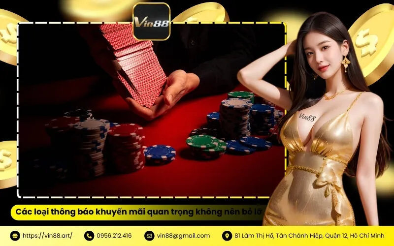 Các loại thông báo khuyến mãi quan trọng không nên bỏ lỡ