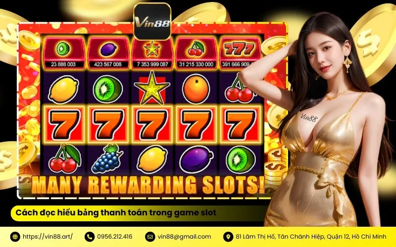 Cách đọc hiểu bảng thanh toán trong game slot
