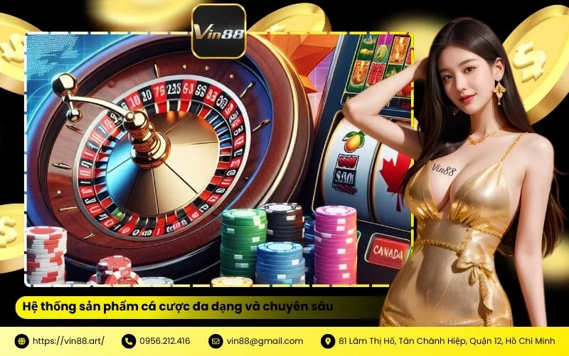 Hệ thống sản phẩm cá cược đa dạng và chuyên sâu