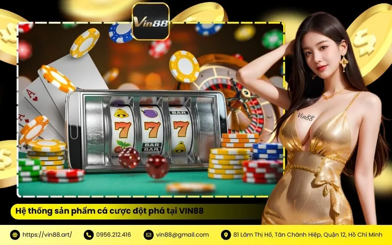 Hệ thống sản phẩm cá cược đột phá tại VIN88