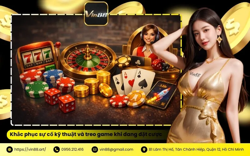 Khắc phục sự cố kỹ thuật và treo game khi đang đặt cược